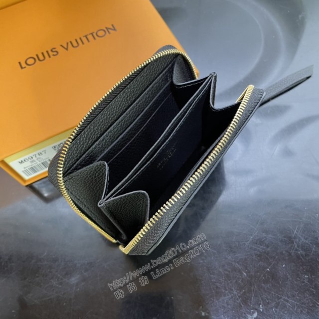 LV專櫃新款錢包 路易威登Zippy零錢包 Monogram圖案壓紋 M69787 LV拉鏈短錢包  ydh4390